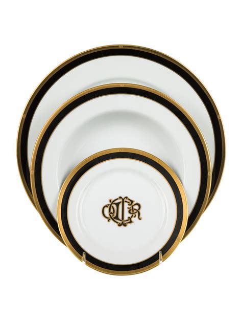 dior dinnerware set|christian dior dinnerware.